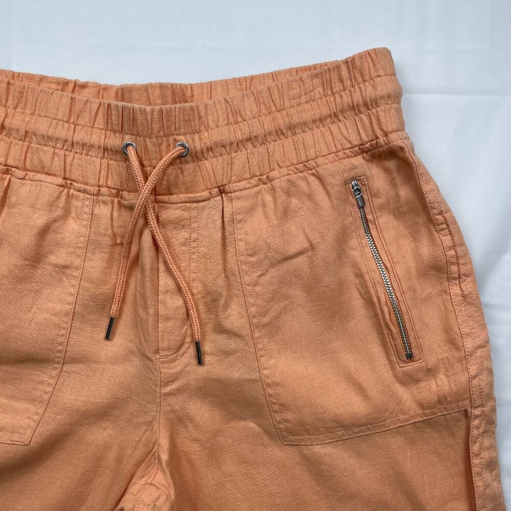Athleta Cabo Linen Jogger Peach Size 10 - Picture 2 of 7